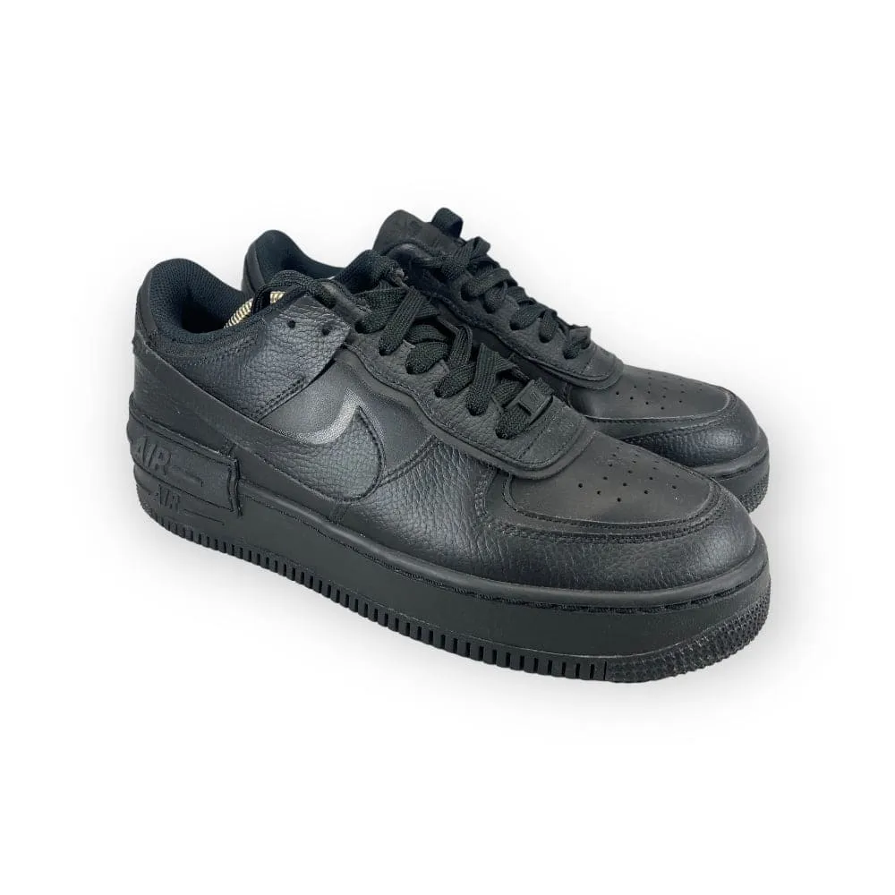 NIKE AIR FORCE 1 SHADOW BLACK 