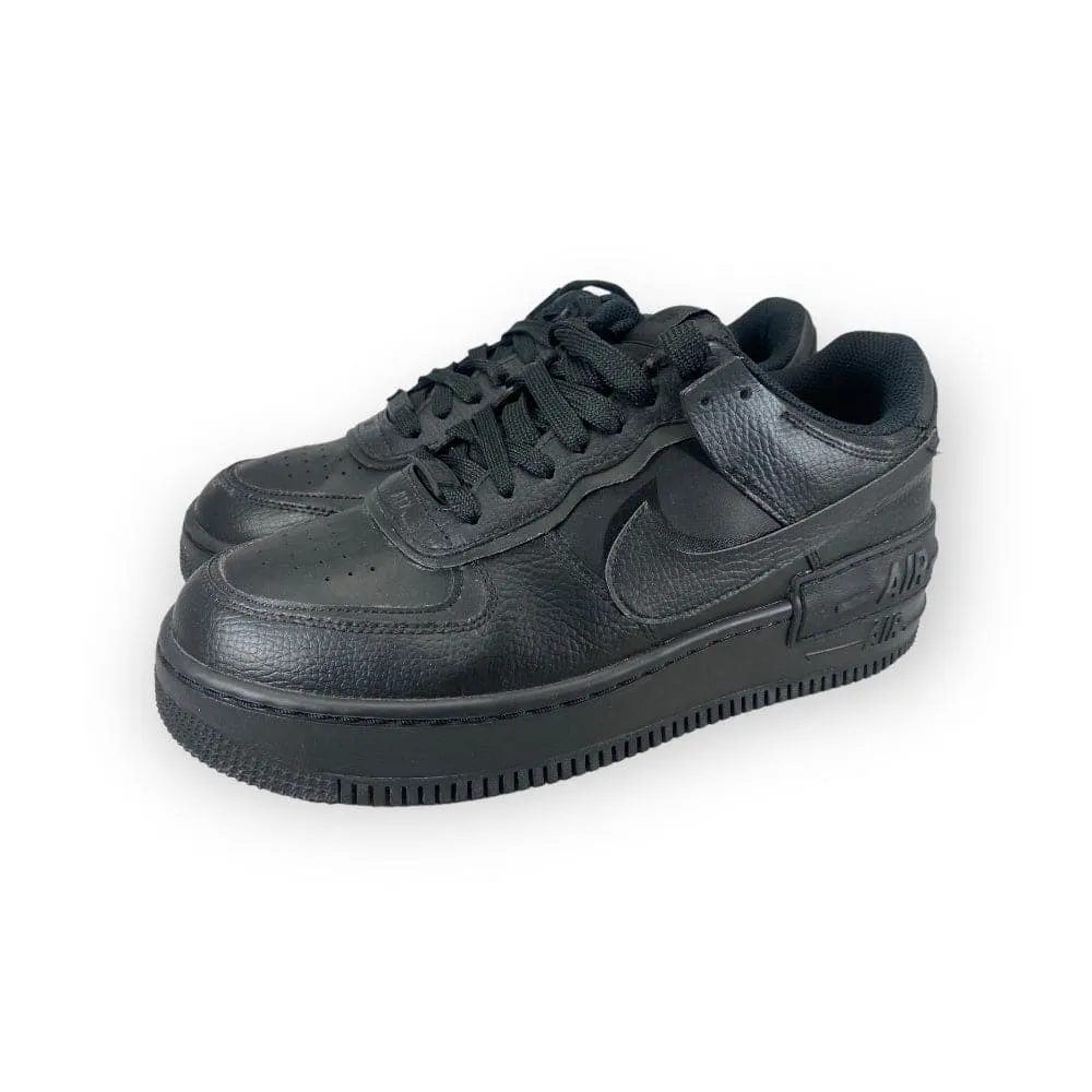 NIKE AIR FORCE 1 SHADOW BLACK 