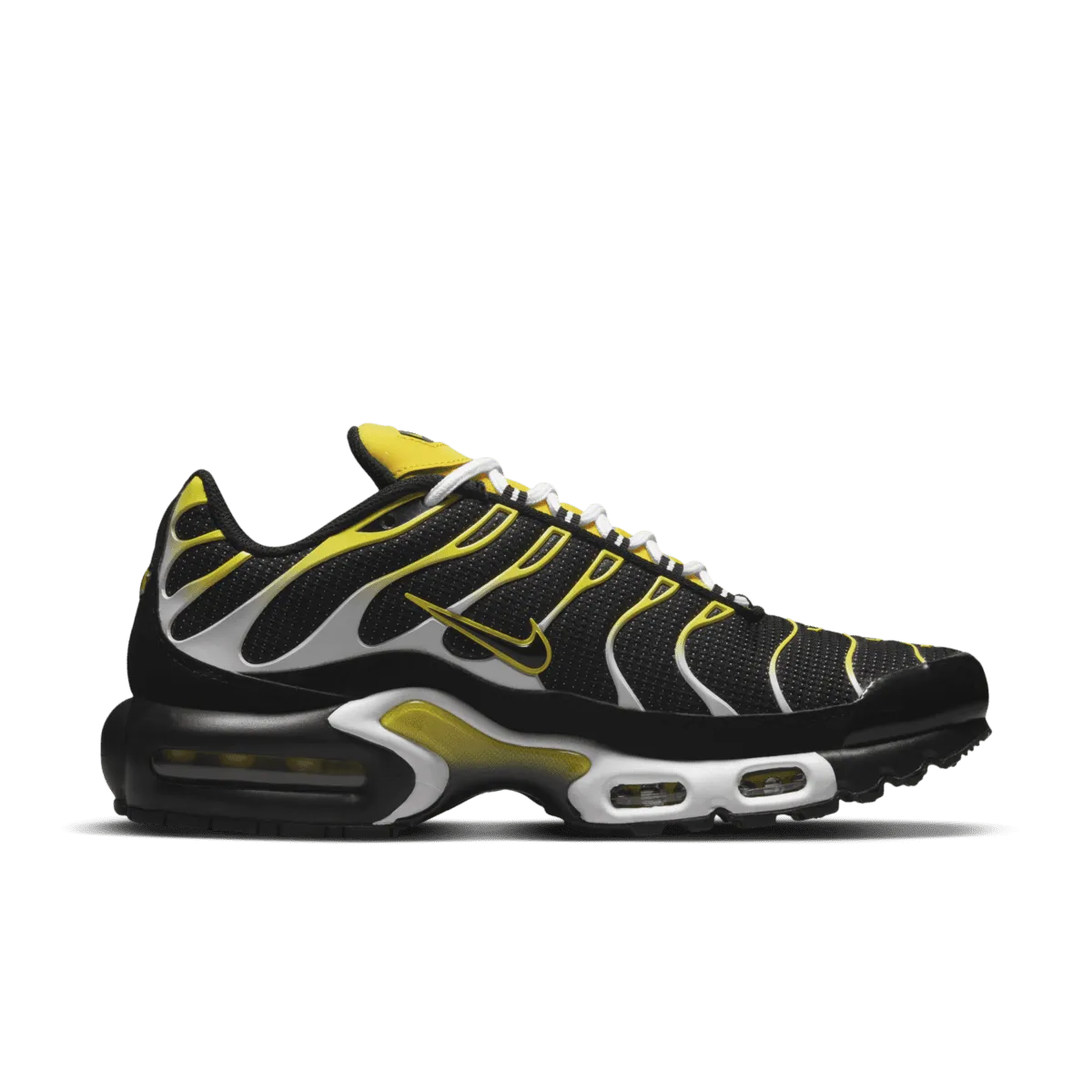 NIKE AIR MAX PLUS BLACK TOUR YELLOW BLACK / TOUR YELLOW / WHITE (DQ3983001)