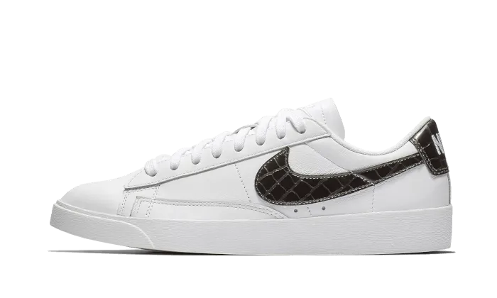 Nike Blazer Laag Wit Zwart Croc