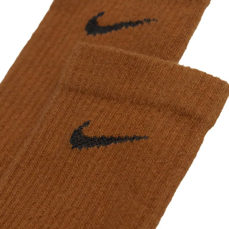 Nike Everyday Cushioned Crew Socks 6 Pack Nude