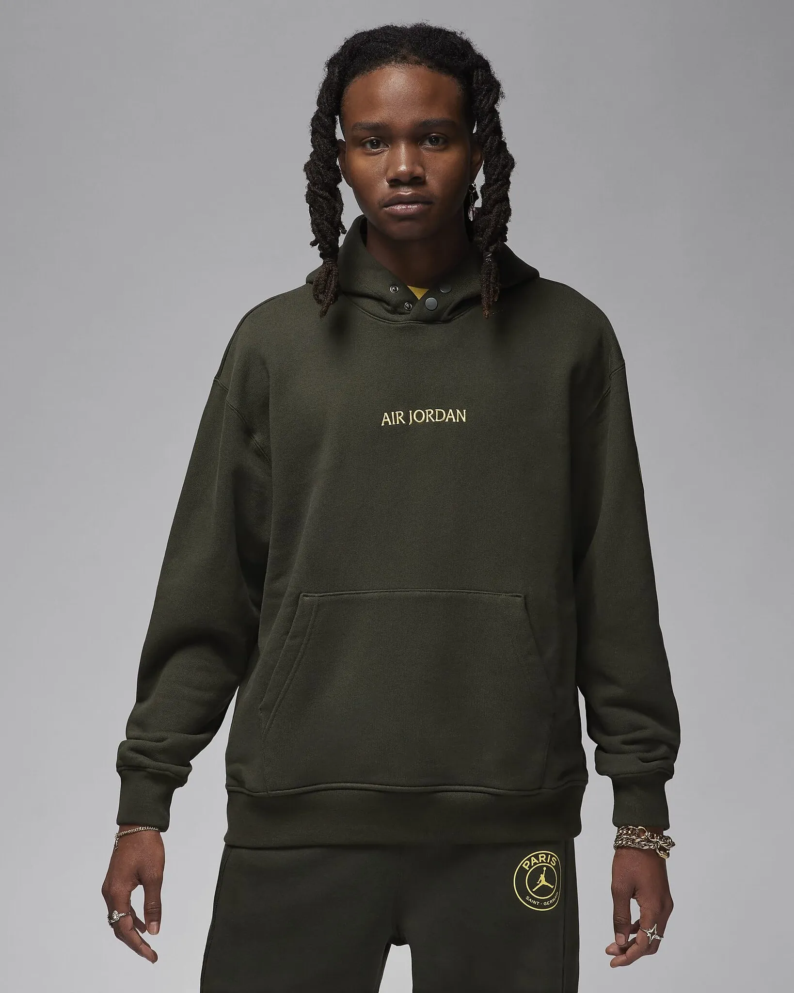 NIKE HOODIE PARIS SAINTGERMAIN JORDAN GROEN HEREN