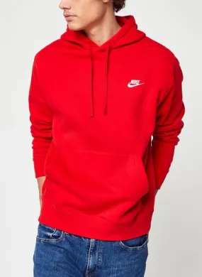      Nike M Nsw Club Hoodie Po Bb - Rood   