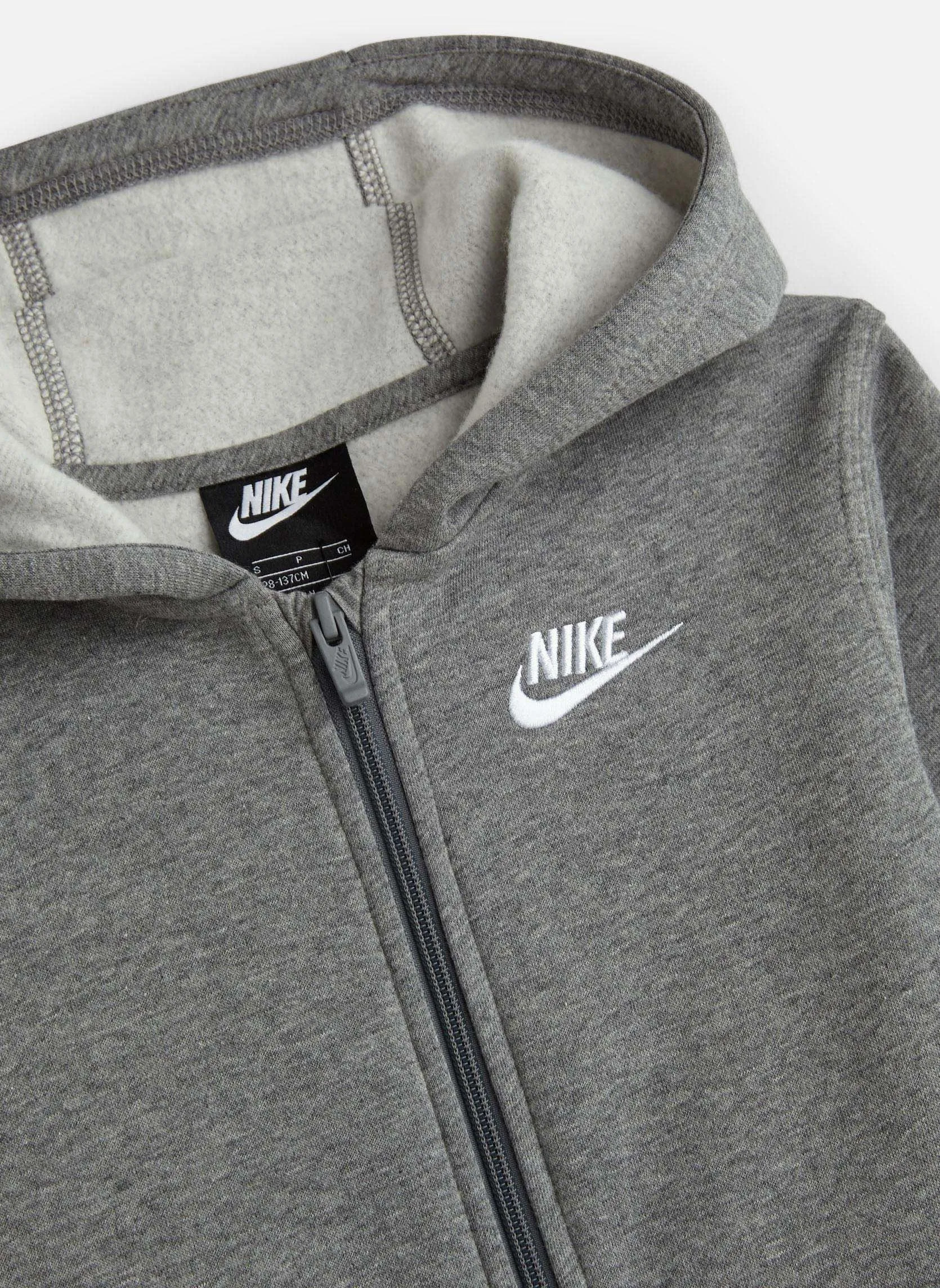      NIKE NIKE SPORTSWEAR HOODIE FULL ZIP CLUB  GRIJS   