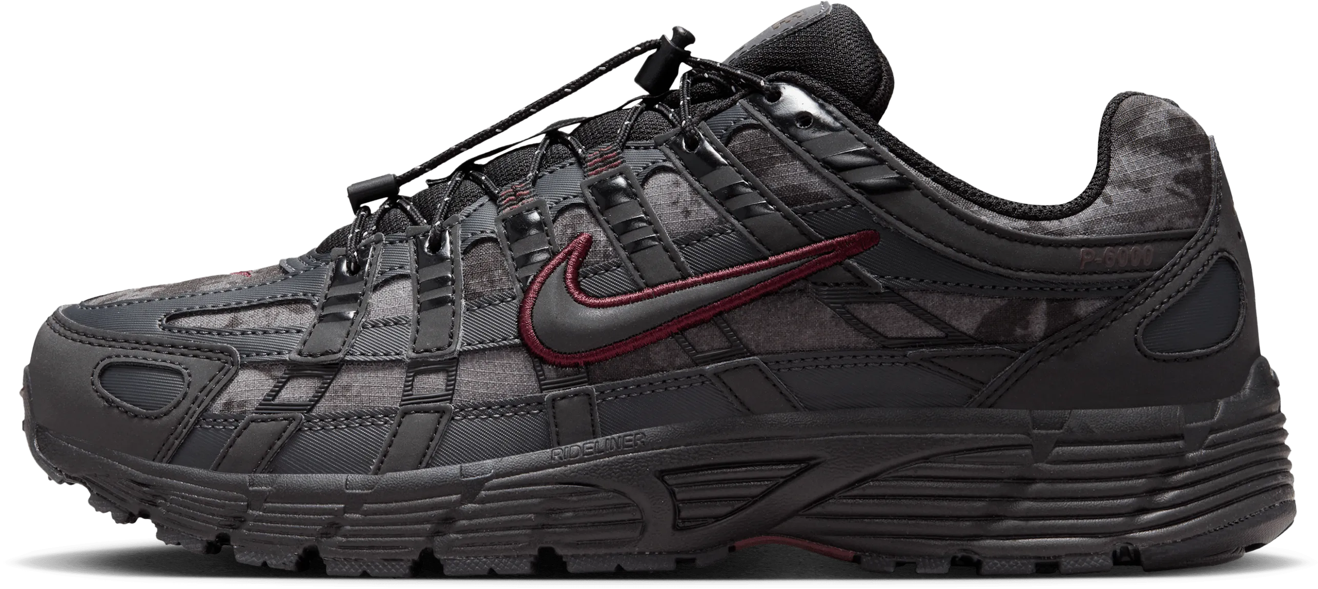 NIKE P6000 "BLACK BURGUNDY CRUSH"