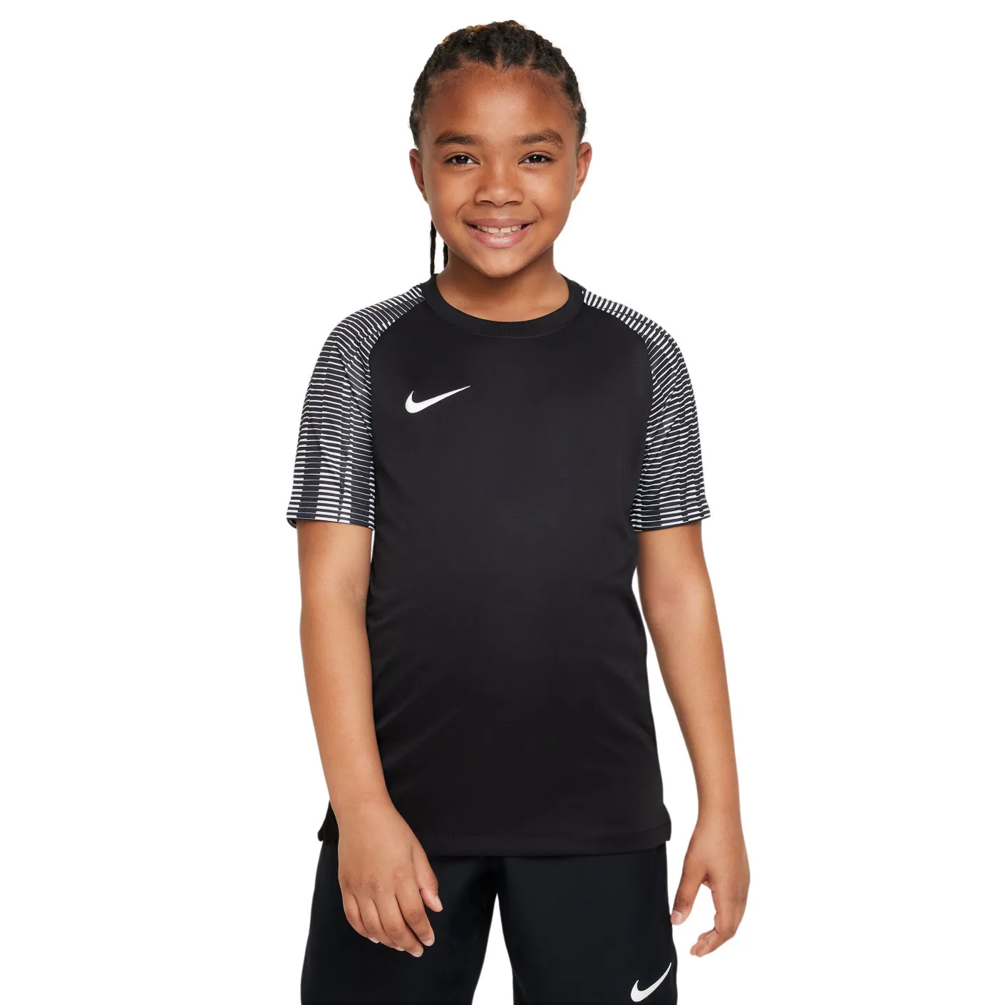 NIKE SHIRT DRIFIT ZWART / WIT KINDEREN