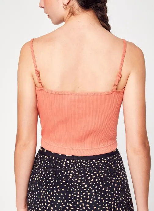      NIKE W NIKE SPORTSWEAR ESSENTIAL RIB CROP TOP  ORANJE   
