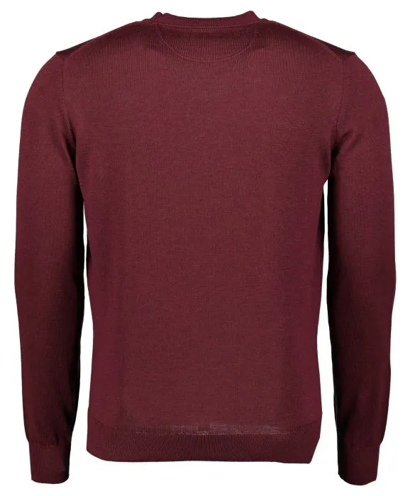 NILS PULLOVER  SLIM FIT  BORDEAUX