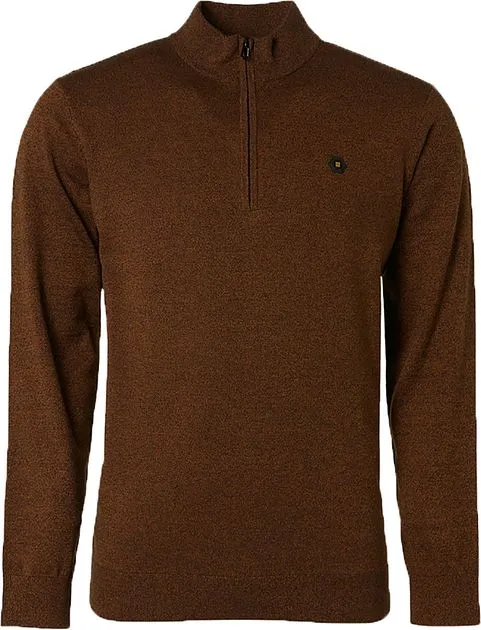 No Excess  Half Zip Trui Caramel