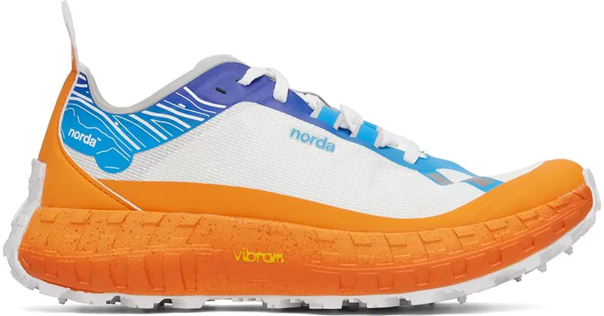 Norda Orange & Blue Ray Zahab Edition ‘norda 001’ Sneakers (NORDA 001 RZ)