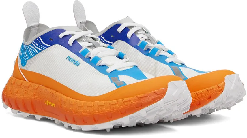 Norda Orange & Blue Ray Zahab Edition ‘norda 001’ Sneakers (NORDA 001 RZ)