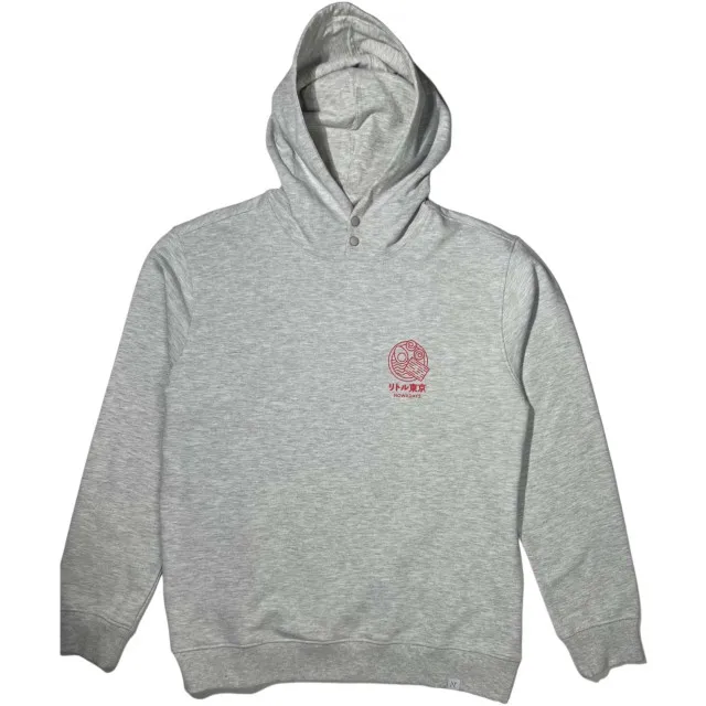 NOWADAYS Print hoodie ramen licht grey mele