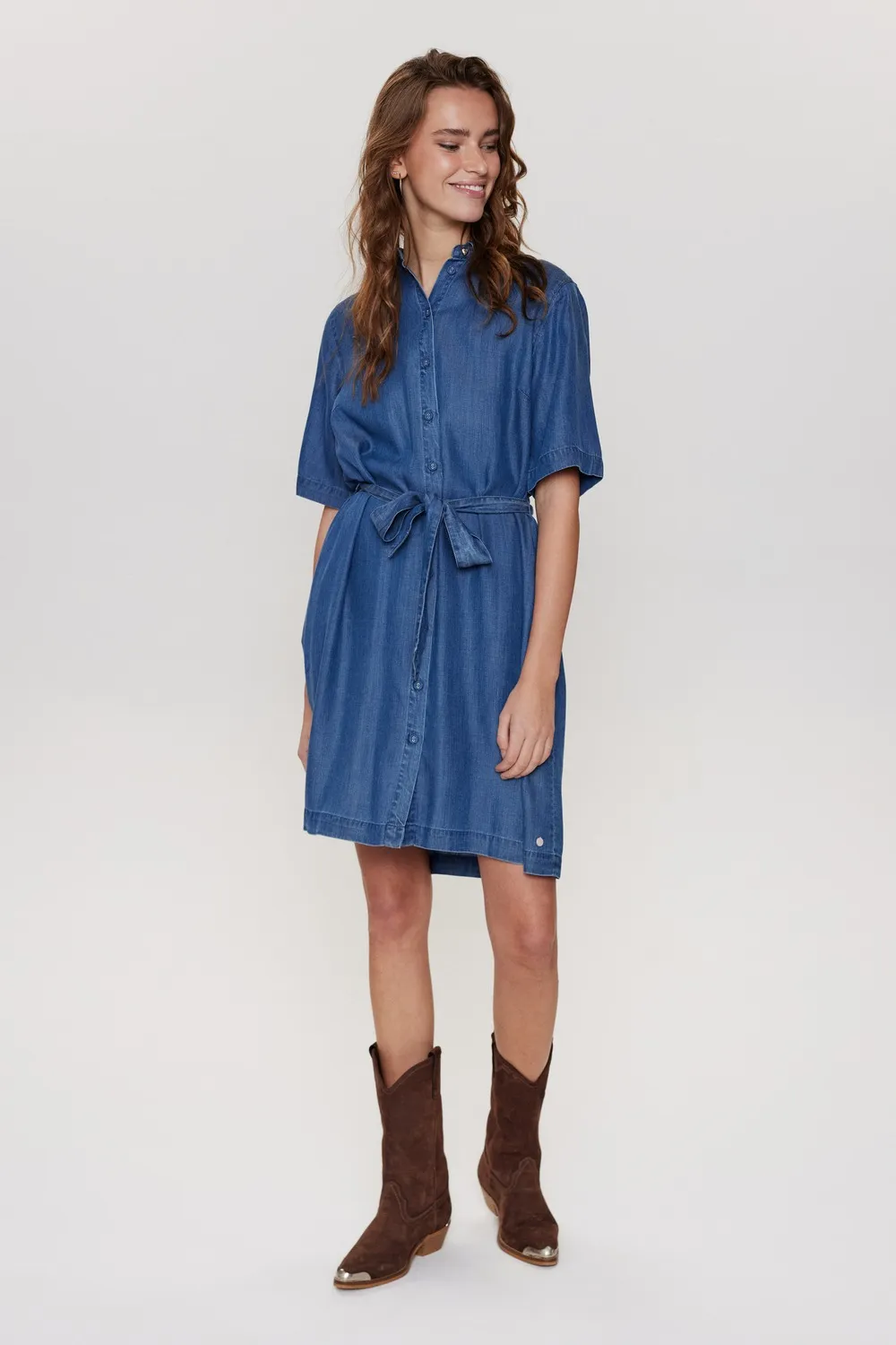 NUANDREA DRESS DENIM