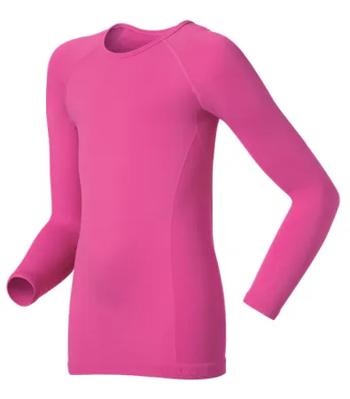 Odlo  Thermoshirt Lange Mouwen Crew Neck Evolution Warm Kids Phlox Pink