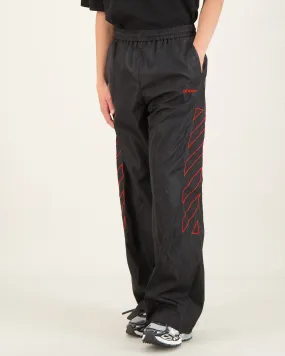 Off-White Outline Diagonal Track Pants Zwart