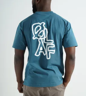 OLAF Layered Logo Tee Ocean Teal