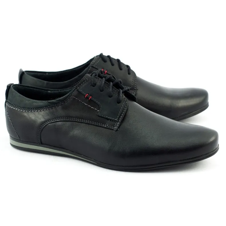 Olivier Elegante herenschoenen voor jeans 731 zwart
