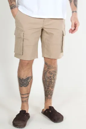   Only & Sons  Cam Stage Cargo Shorts Chinchilla