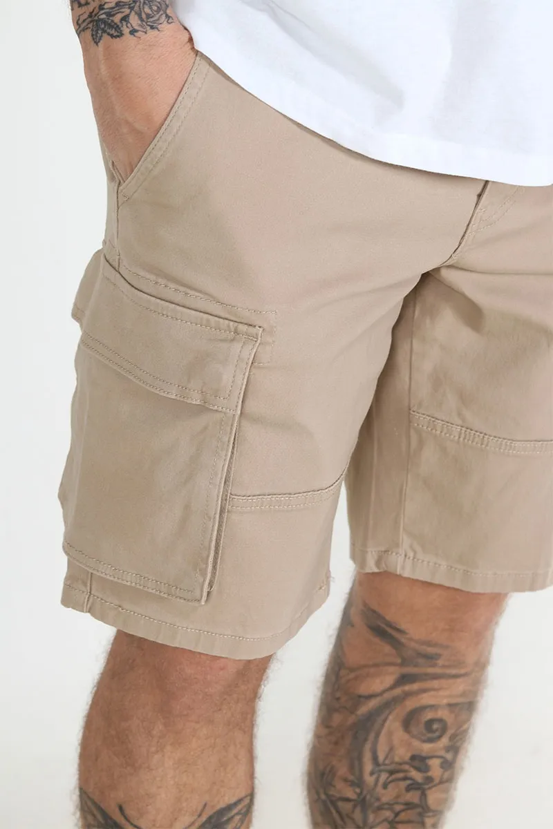   Only & Sons  Cam Stage Cargo Shorts Chinchilla