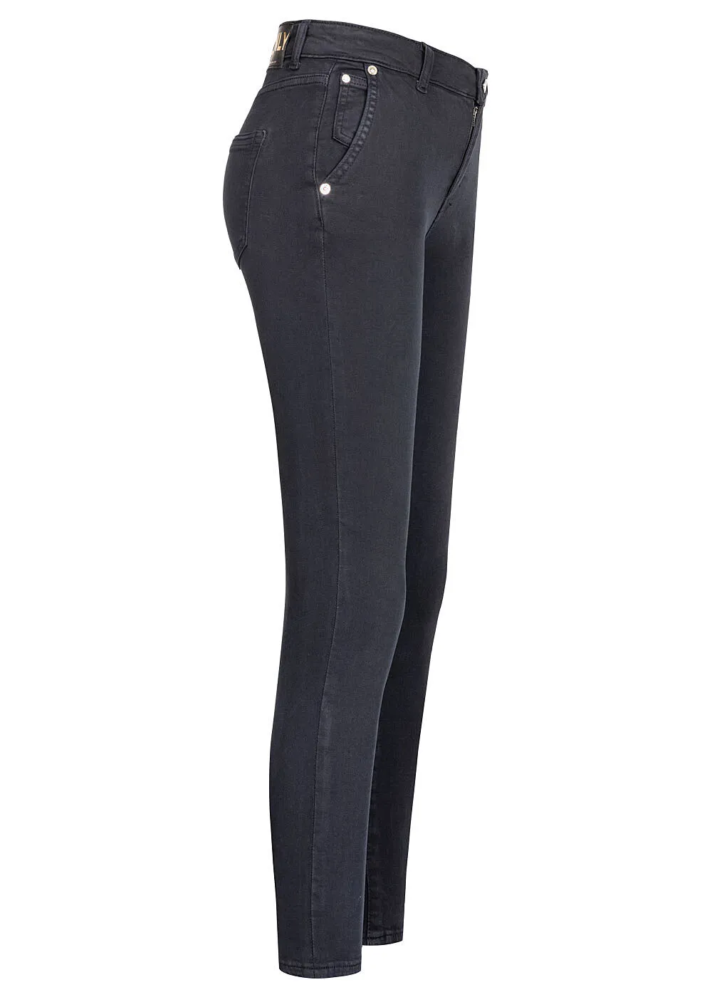 ONLY DAMES SKINNY FIT ENKEL JEANS BROEK MET 5 ZAKKEN MIDWAIST MARINEBLAUW