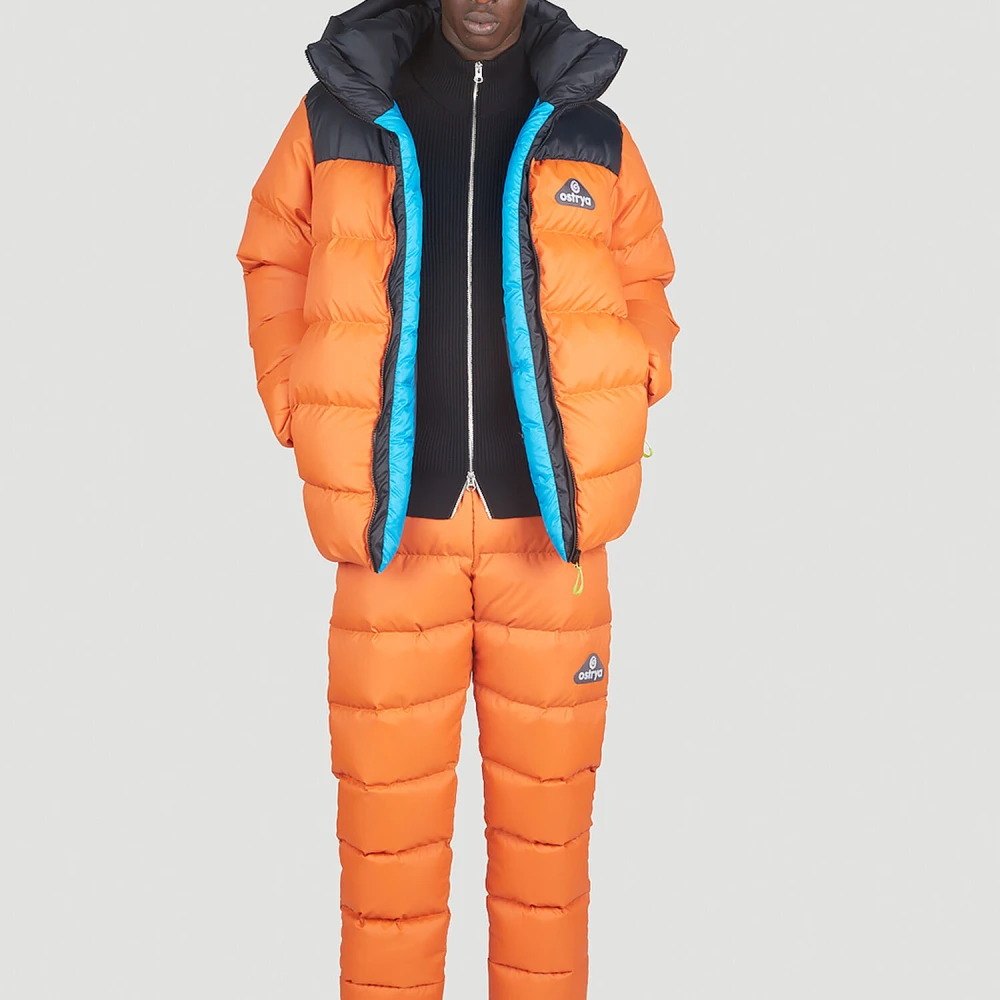 Ostrya Gewatteerde Ski Broek Orange Heren