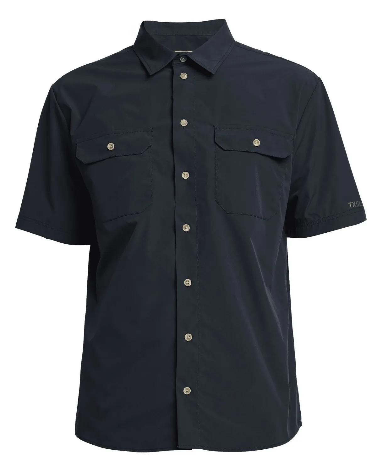 Overhemd Tenson Men TXLite Shirt Short Black