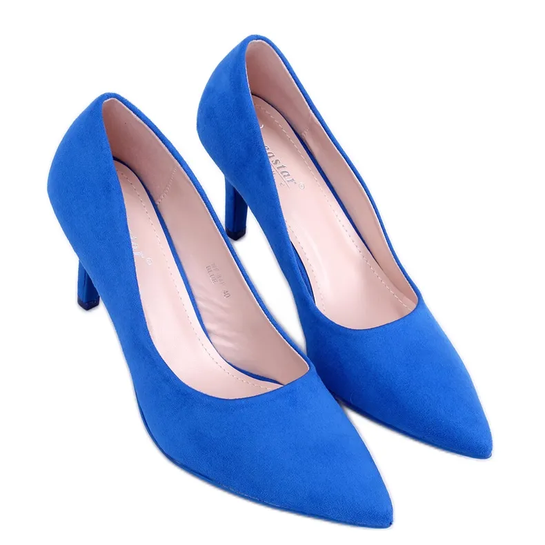 PA1 KLASSIEKE EURIELLE BLUEHOGE HAKKEN VOOR DAMES BLAUW