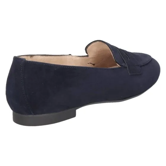 PAUL GREEN 2389015 MOCASSIN BLAUW SUEDE