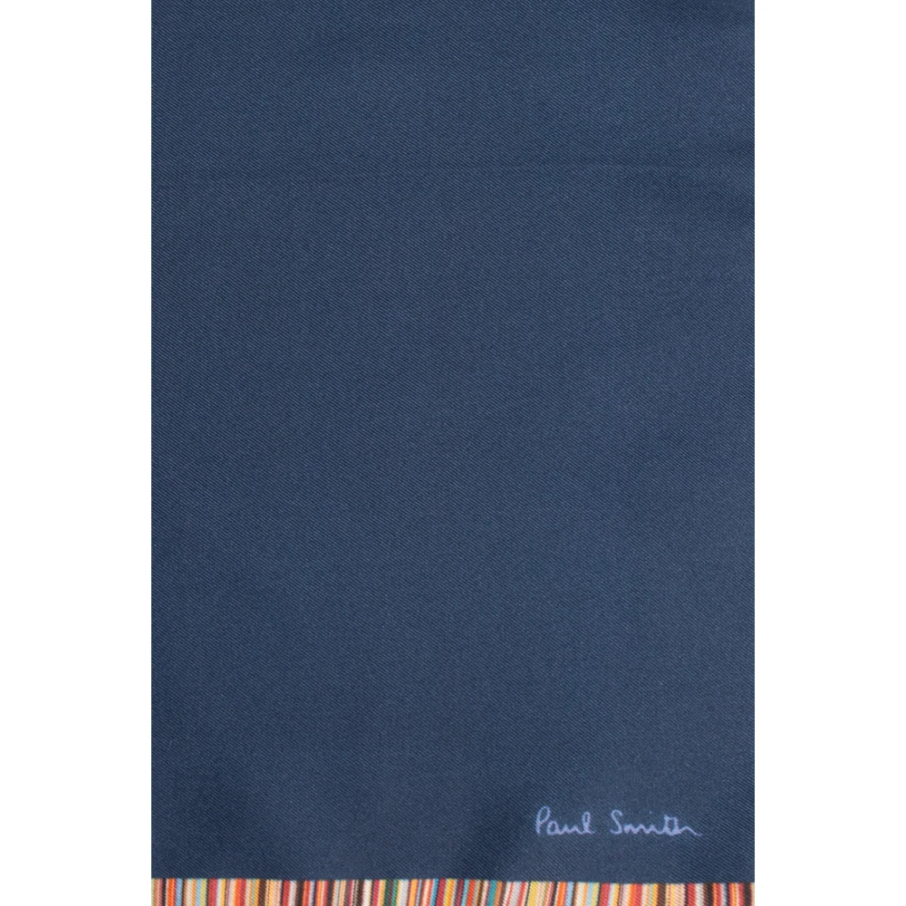 Paul Smith Zijden pochet Blue Heren
