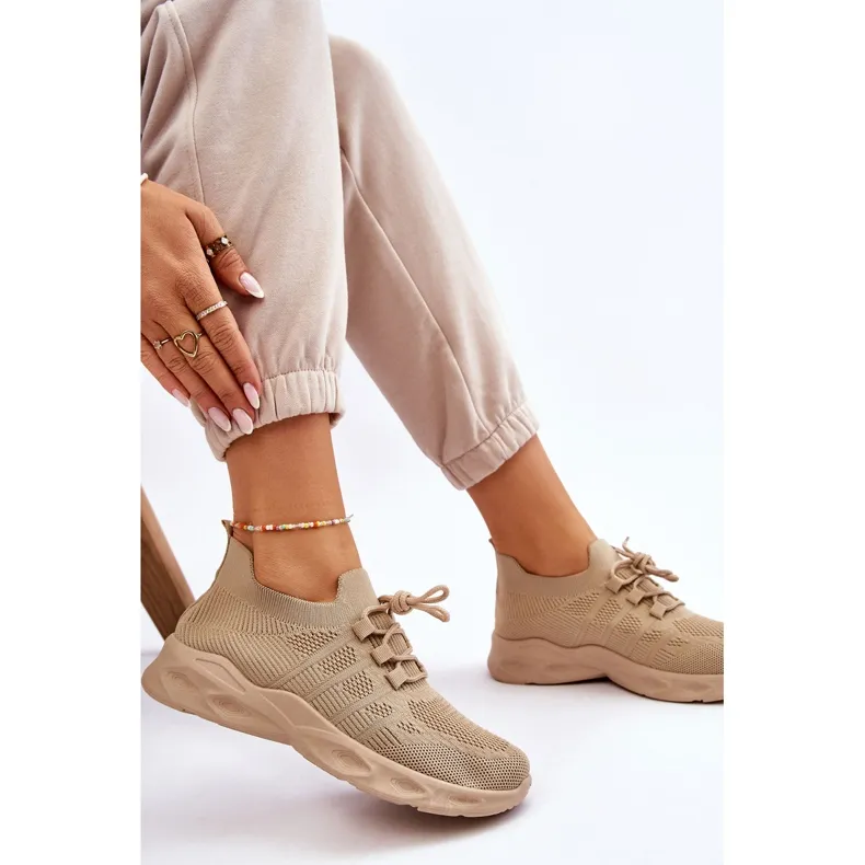 PG1 ELLISON DAMES SLIPON SPORTSCHOENEN BEIGE