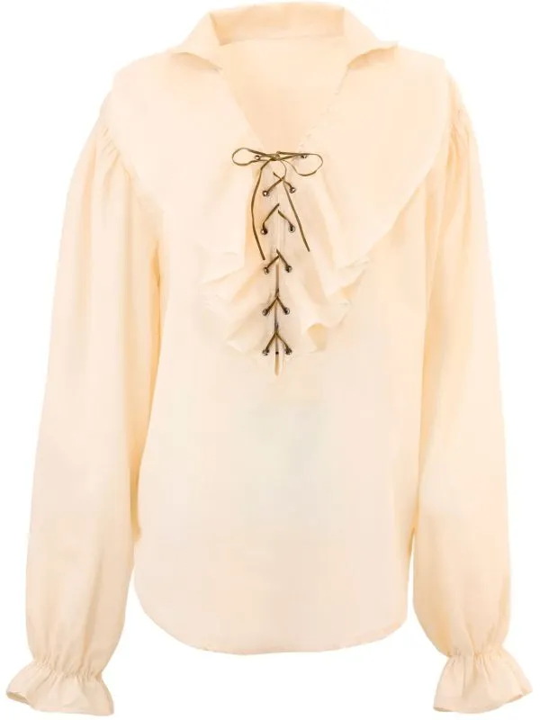 Piraten shirt beige dames