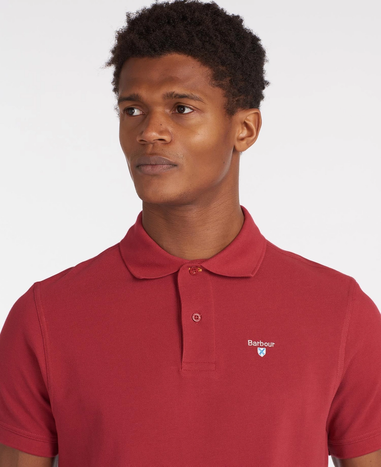 Polo Barbour Men Sports Biking Red