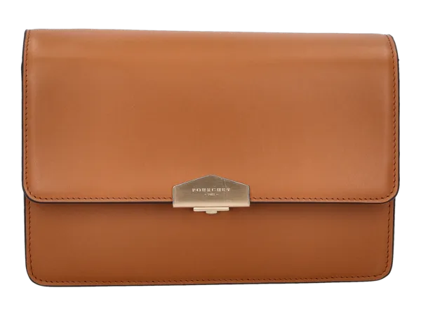 Pourchet schoudertas cognac