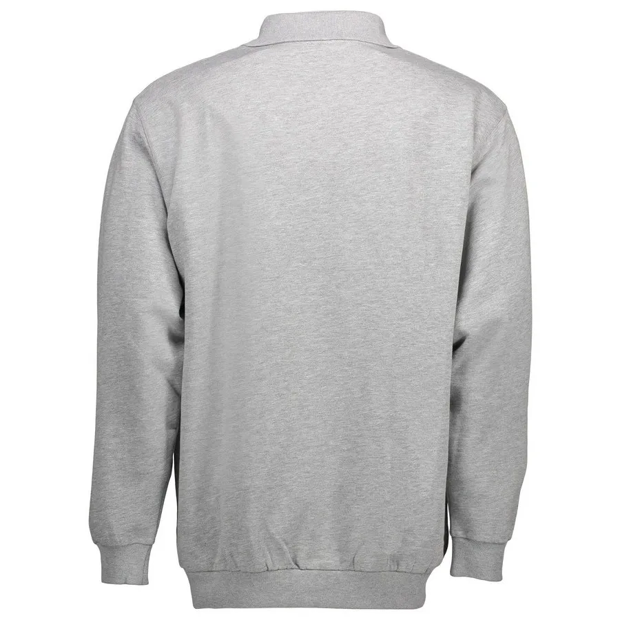 Pro Wear ID 0601 Men Classic Polo Sweatshirt Grey Melange