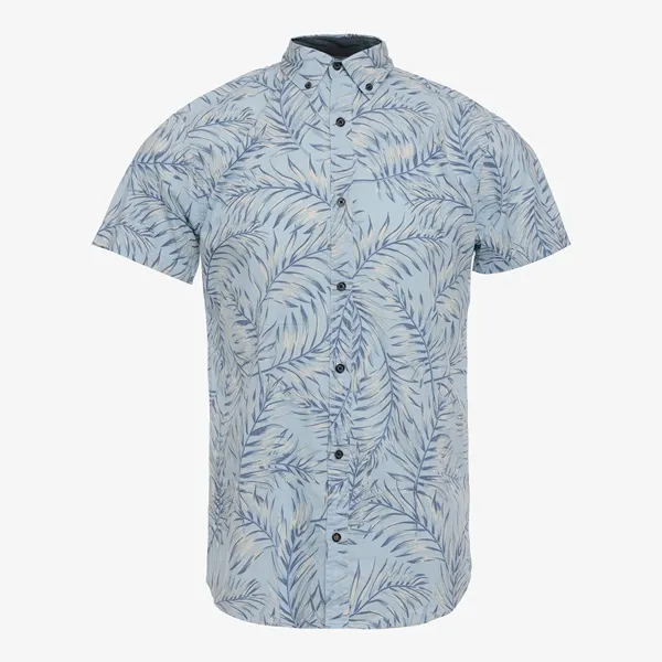 Produkt heren overhemd korte mouw blauw