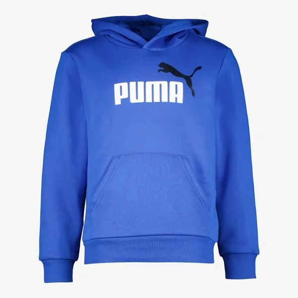 Puma Essentials Big Logo kinder hoodie blauw