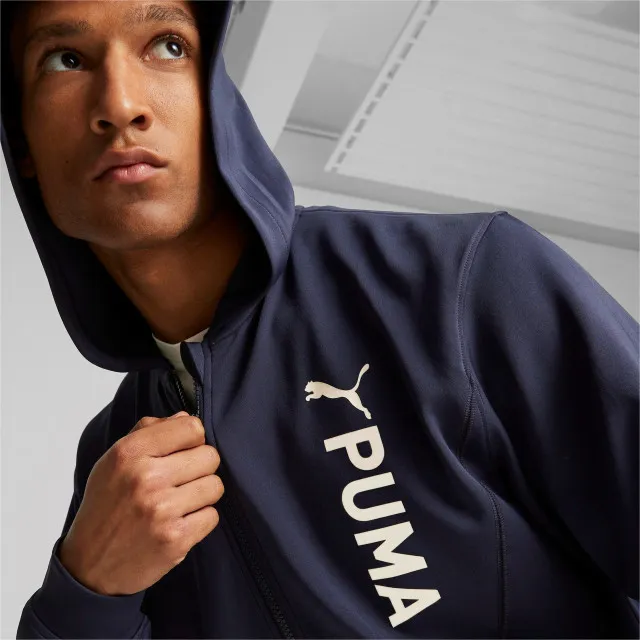 PUMA FIT DOUBLE KNIT FZ HOODIE 