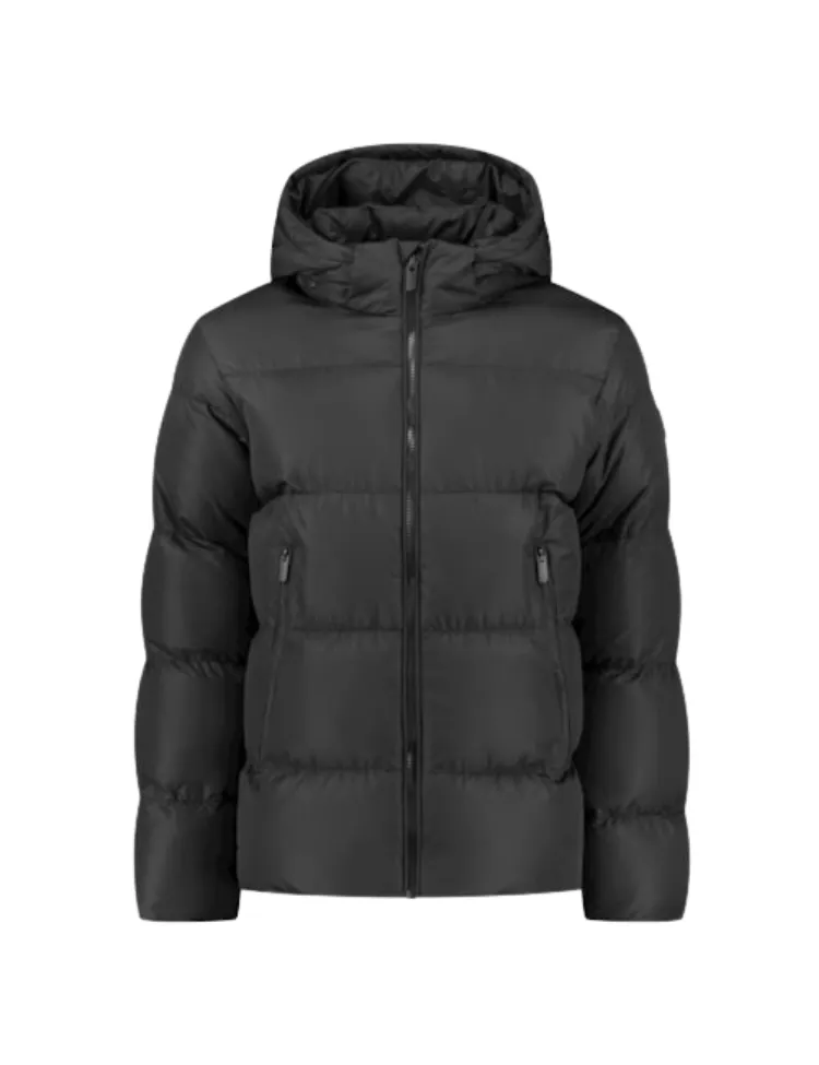 PUREWHITE PUREWHITE SHORT PADDED JACKET  BLACK