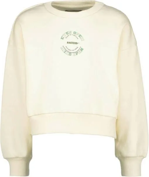 Raizzed longsleeve Lincoln wit Meisjes Katoen Ronde hals 116