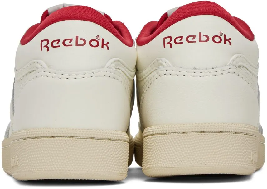 Reebok Club C Mid II Vintage Schoenen Chalk / Alabaster / Flash Red