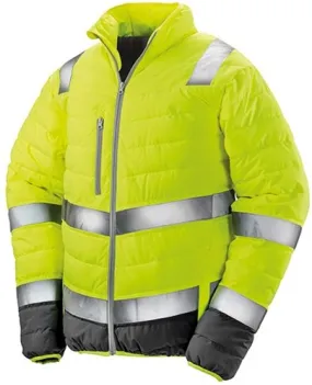 Result RT325 Men`s Soft Padded Safety Jacket