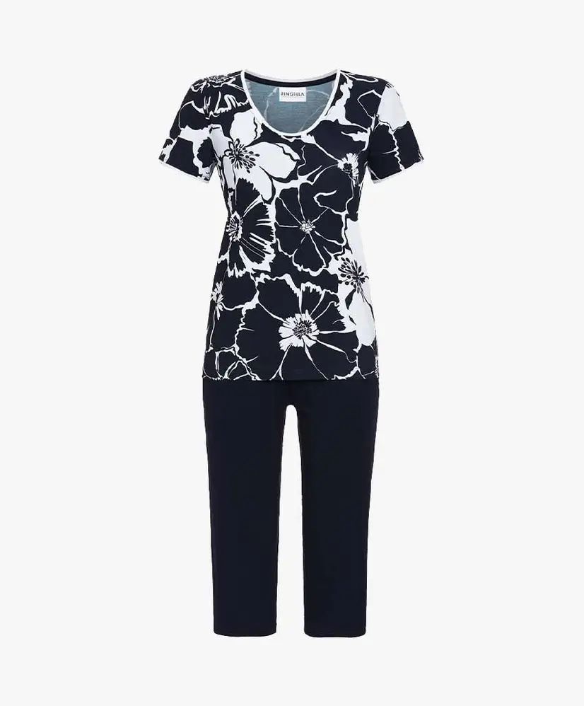 Ringella Pyjama Set Capri Bloemen Dessin