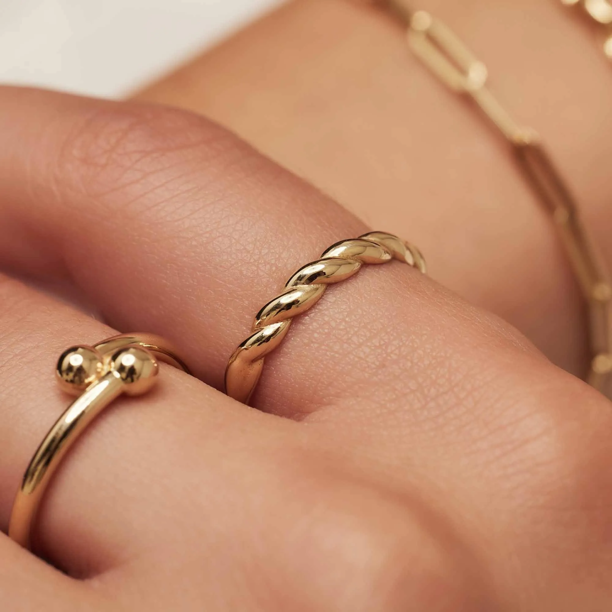 Rivoli Laurance 14 karaat gouden ring