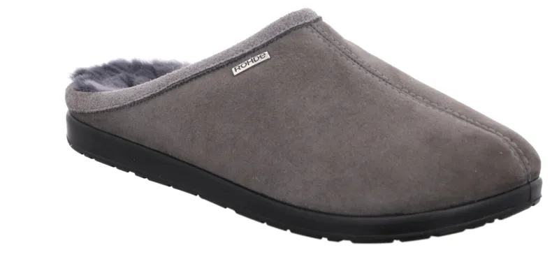   Rohde Heren Pantoffel Antraciet 6736.82    
