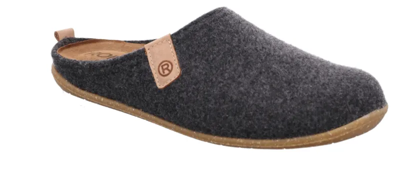   Rohde Heren Pantoffel Antraciet 6920.82    