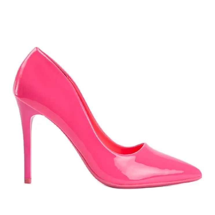 Roze gelakte Angela hakken