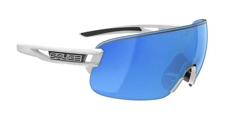 Salice 021 Sport Zonnebril RW Blue Lens Wit