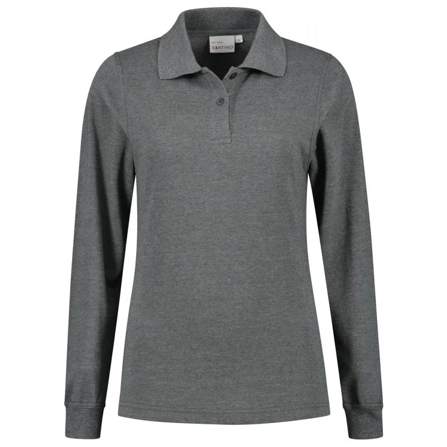 Santino Matt Ladies Poloshirt Dark Grey