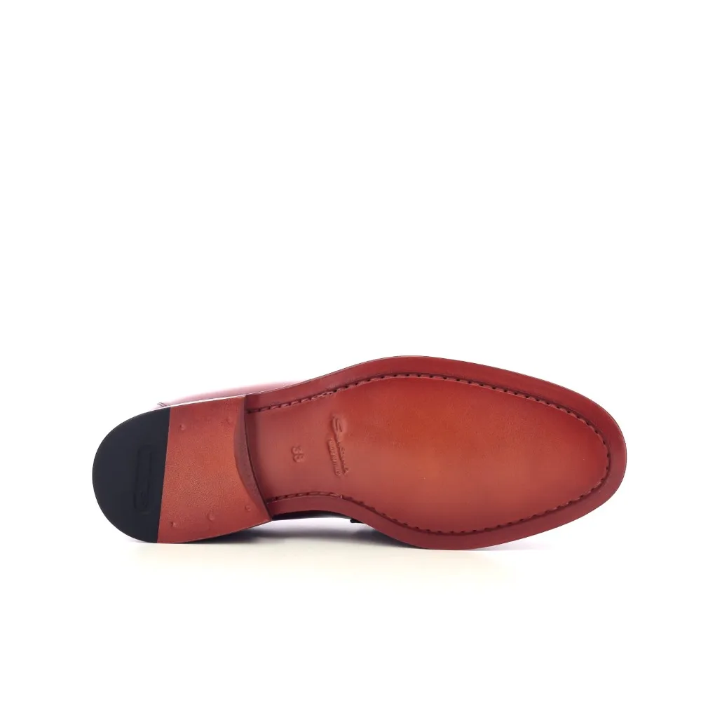 santoni Mocassin cognac