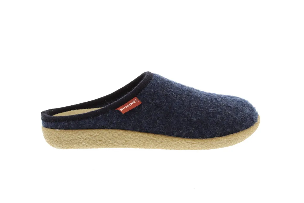 SATY  BIOLINE PANTOFFELS BLAUW